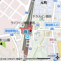 株式会社幸田商店　勝田駅店周辺の地図