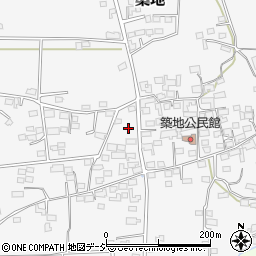 長野県上田市築地348周辺の地図