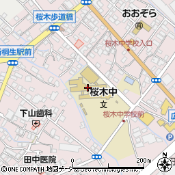 市立桜木中学校周辺の地図