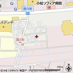 石川県小松市清六町221周辺の地図