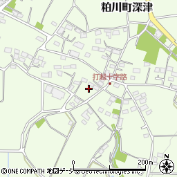 群馬県前橋市粕川町深津515周辺の地図