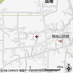 長野県上田市築地380周辺の地図