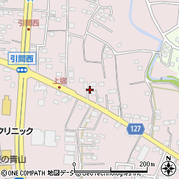 群馬県高崎市引間町861周辺の地図