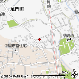 群馬県高崎市足門町490-2周辺の地図