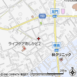 群馬県高崎市足門町793-3周辺の地図