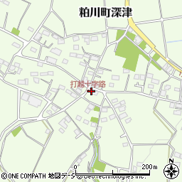 群馬県前橋市粕川町深津505周辺の地図