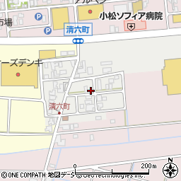 石川県小松市清六町213周辺の地図