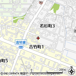 石川県小松市吉竹町ね38周辺の地図