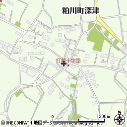 群馬県前橋市粕川町深津531周辺の地図