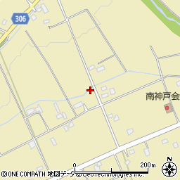 長野県北安曇郡松川村南神戸周辺の地図