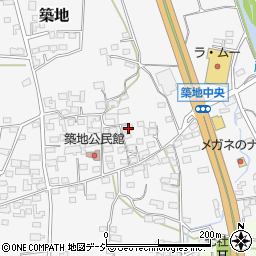 長野県上田市築地295周辺の地図