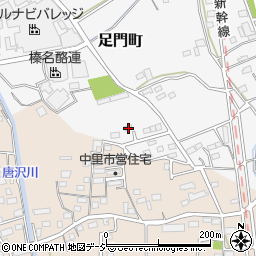 群馬県高崎市足門町3-7周辺の地図