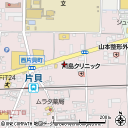 美容室ＧＯＤ西方貝店周辺の地図