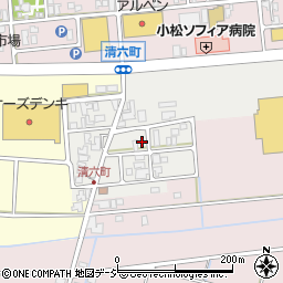 石川県小松市清六町212周辺の地図