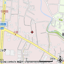 群馬県高崎市引間町周辺の地図