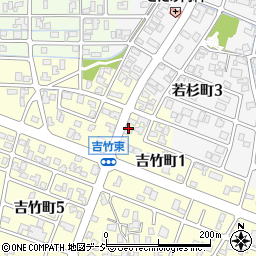 石川県小松市吉竹町よ周辺の地図