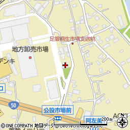 足利銀行桐生市場支店 ＡＴＭ周辺の地図