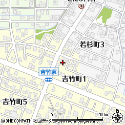 石川県小松市鹿町周辺の地図