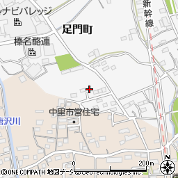 群馬県高崎市足門町3-6周辺の地図