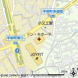 ドン・キホーテ栃木平柳店周辺の地図