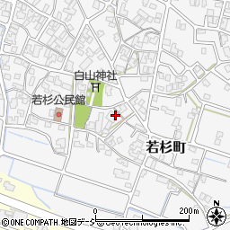 石川県小松市若杉町ワ周辺の地図