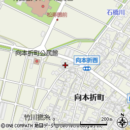 石川県小松市向本折町子周辺の地図