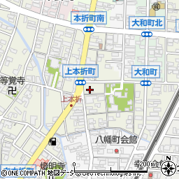 石川県小松市上本折町73周辺の地図