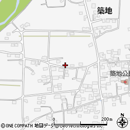 長野県上田市築地375周辺の地図