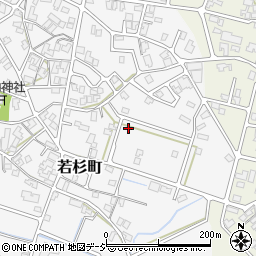 石川県小松市若杉町周辺の地図