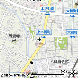 石川県小松市上本折町30周辺の地図