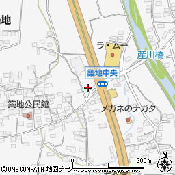 長野県上田市築地277周辺の地図