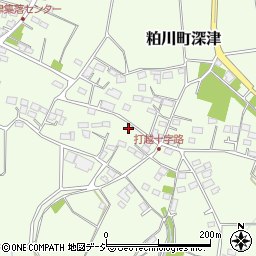 群馬県前橋市粕川町深津529周辺の地図