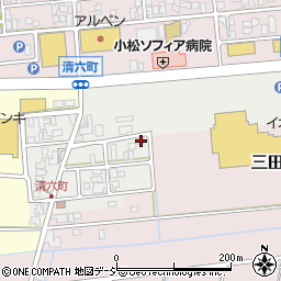 石川県小松市清六町228周辺の地図