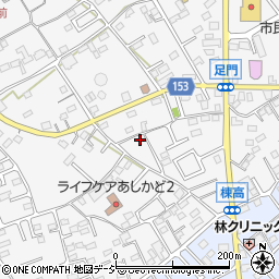 群馬県高崎市足門町809周辺の地図