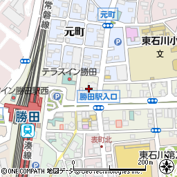 茨城県ひたちなか市勝田中央5周辺の地図