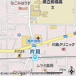 ゲオ片貝店周辺の地図