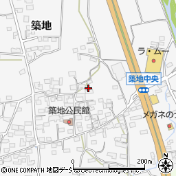 長野県上田市築地299周辺の地図