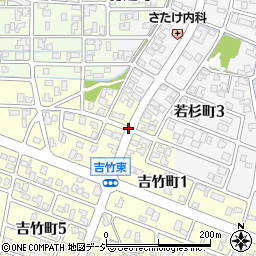 石川県小松市吉竹町ね周辺の地図
