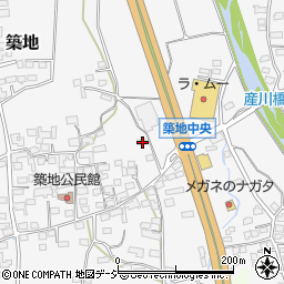 長野県上田市築地637周辺の地図