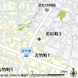 石川県小松市吉竹町ね30周辺の地図