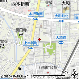 〒923-0955 石川県小松市上本折町の地図