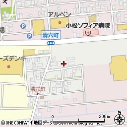石川県小松市清六町239周辺の地図
