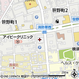 常陽銀行勝田昭和通支店周辺の地図