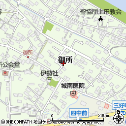 長野県上田市御所周辺の地図