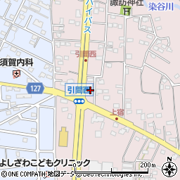 群馬県高崎市引間町748周辺の地図