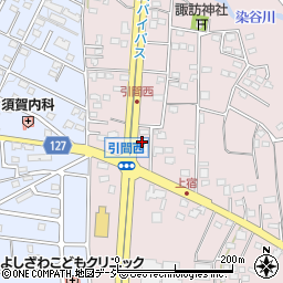 群馬県高崎市引間町747周辺の地図