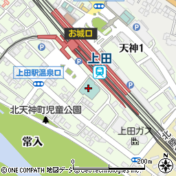 上田交通株式会社　上田東急イン周辺の地図