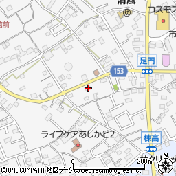 群馬県高崎市足門町808周辺の地図