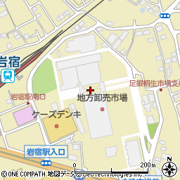 株式会社赤城鶏卵桐生市場店周辺の地図