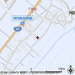 石川県白山市河内町福岡張周辺の地図